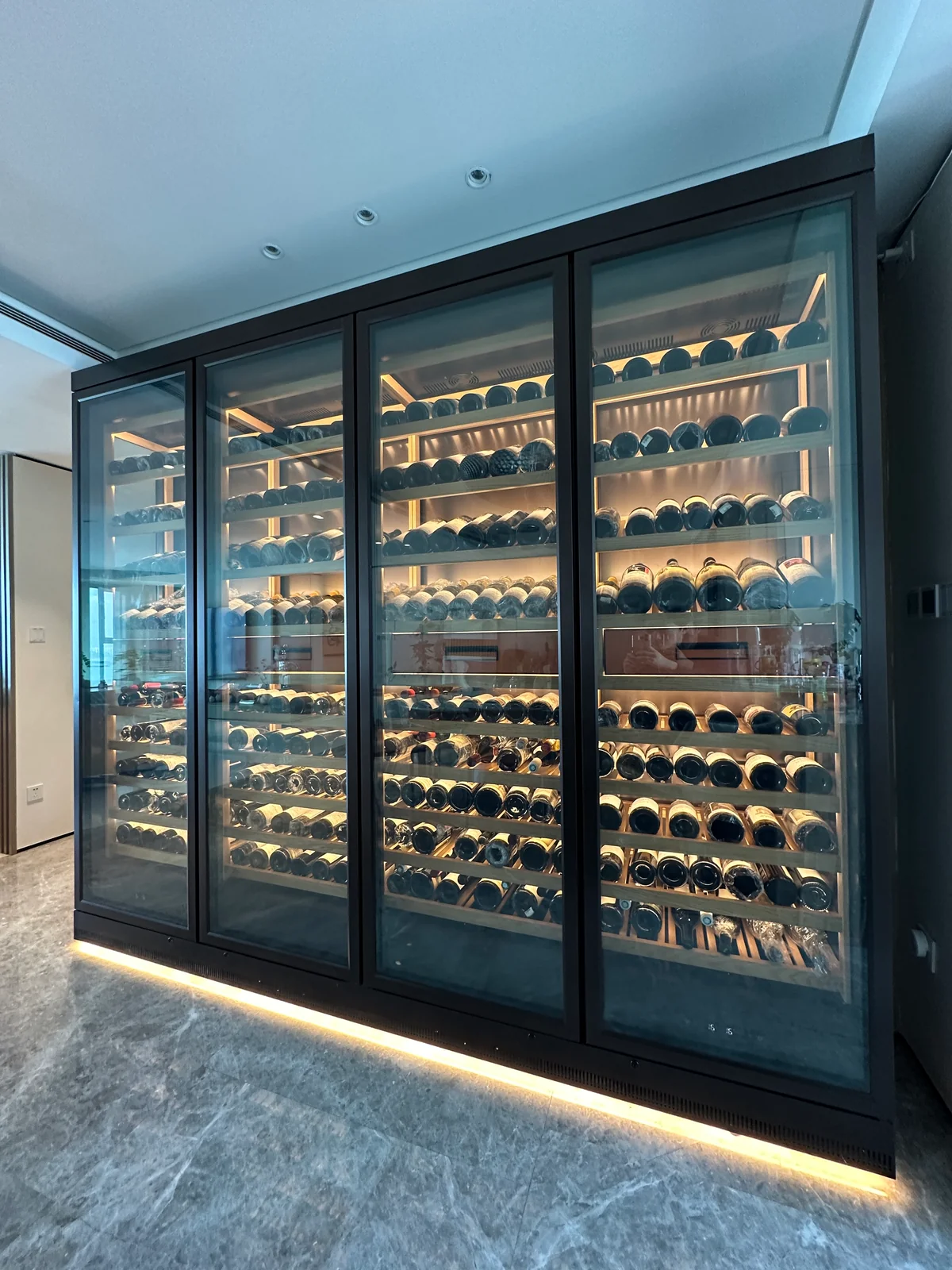 Skyline Penthouse Wine Wall